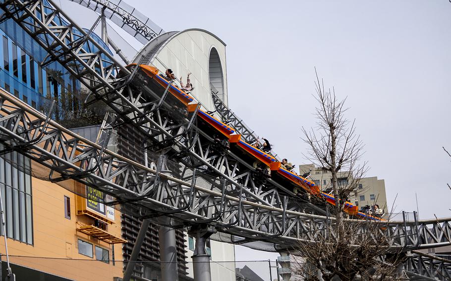 Take the plunge on Tokyo Dome City s Thunder Dolphin coaster